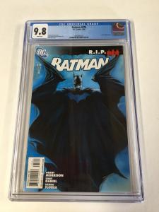Batman 676 Cgc 9.8 White Pages Dc Comics