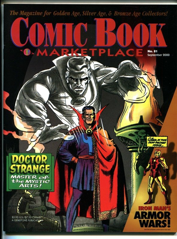 Comic Book Marketplace #81 2000-Gemstone-Dr Strange-Iron Man-collector info-VF
