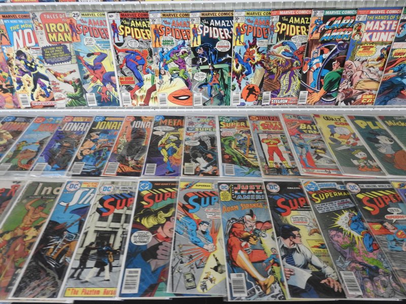 Huge 150+ Silver/Bronze Comics Low Grade Lot!! W/ Batman, Spider-Man, Thor+ MORE