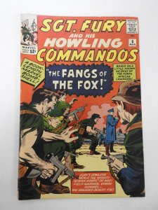 Sgt. Fury #6 (1964) VG+ Condition 1/2 in spine split/bug chew on spine