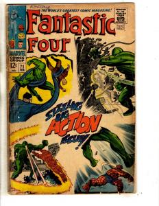 Fantastic Four # 71 VG- Marvel Comic Book Human Torch Thing Dr. Doom RH3