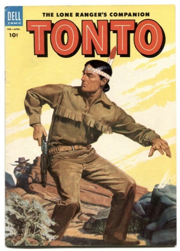 Tonto #14 1954- Dell Western- Lone Ranger's companion FN+
