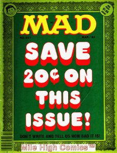 MAD (MAGAZINE) #237 Very Good