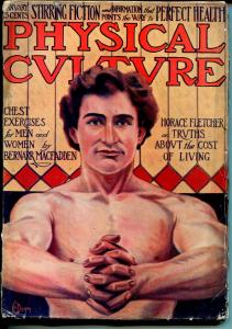 Physical Culture 1/1913-classic cover-pulp format-historic art & ads-VG