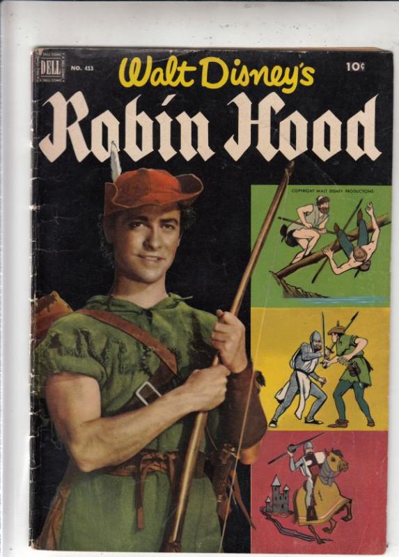 Four Color #413 (Aug-52) VG/FN Mid-Grade Robin Hood, Maid Marrion, Friar Tuck...