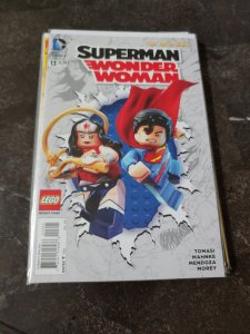 SUPERMAN WONDER WOMAN #13 LEGO VARIANT