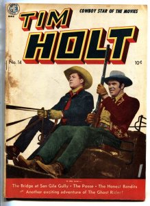 Tim Holt Comics #14--comic book--1950--Frank Bolle--Golden Age Western Ghost Rid