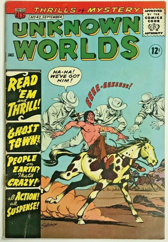 UNKNOWN WORLDS#42 VG/FN 1965 ACG SILVER AGE COMICS