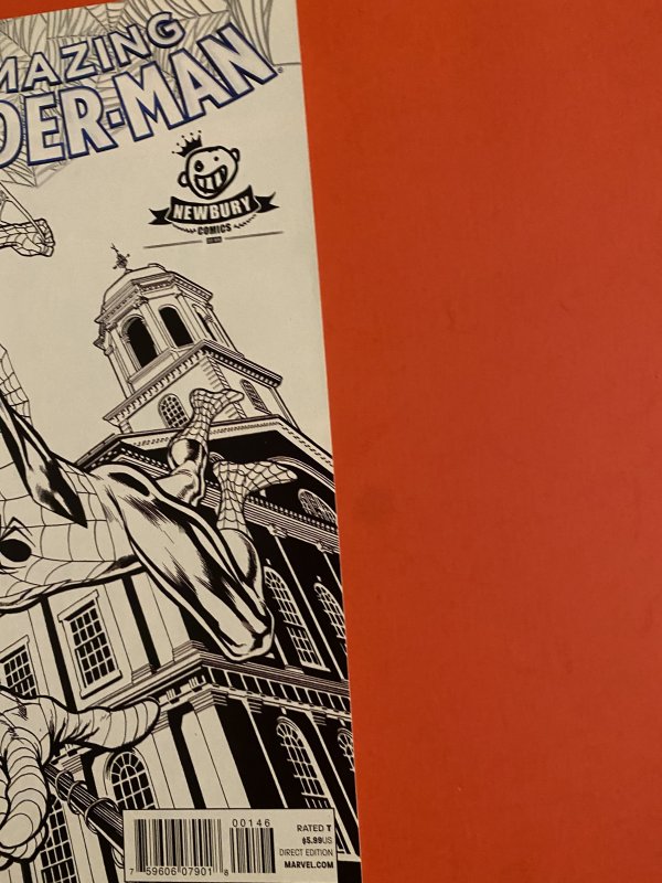 AMAZING SPIDERMAN 1 VOL 3 RARE NEWBURY KEVIN NOWLAN SKETCH VARIANT