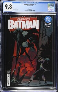 (2025) ABSOLUTE BATMAN #3 1st Print Cover ‘A’ CGC 9.8 WP
