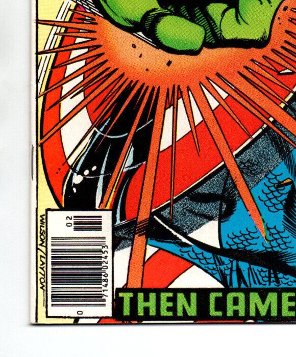 Captain America #230 newstand - vs Hulk - Battle Cover - 1979 - VF