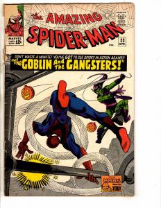 Amazing Spider-Man # 23 GD/VG Marvel Comic Book Silver Age Stan Lee Ditko J267