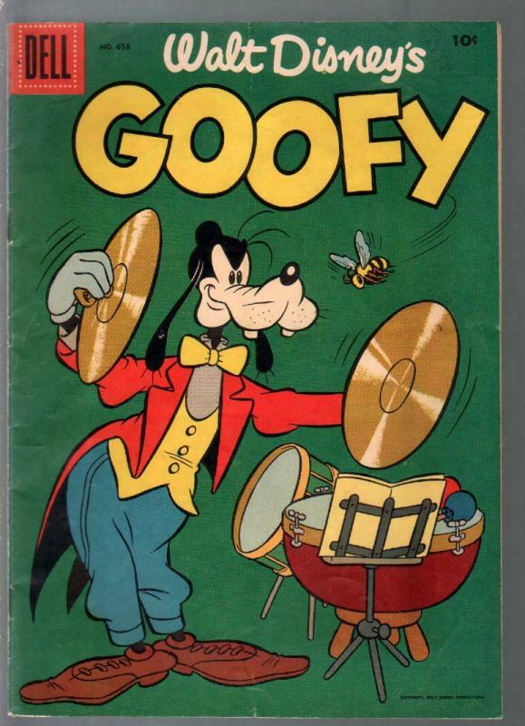 Goofy-Four Color Comics #658 1955-Dell-Walt Disney-FN- 