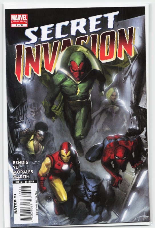 Secret Invasion #2 Gabriele Dell'Otto Cover (2008) Hawkeye
