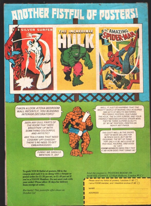Super Spider-man & The Super-Heroes #187 1976-Mindworm-Thor-Iron Man