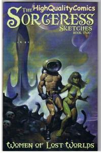 SORCERESS SKETCHBOOK 2, VF+, Limited, Mike Hoffman, 2002, more indies in store