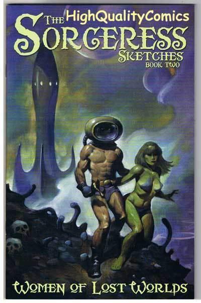 SORCERESS SKETCHBOOK 2, VF+, Limited, Mike Hoffman, 2002, more indies in store