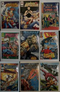 Lot of 9 Comics (See Description) Charlemagne, Archer Armstrong, Brigade, Arc...