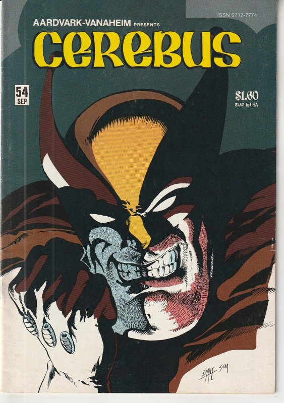 Cerebus The Aardvark # 53,54,55,56,57,58