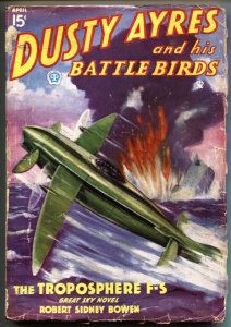 Dusty Ayres and His Battle Birds 4/1935-Popular-Blakeslee-Aviation pulp mag