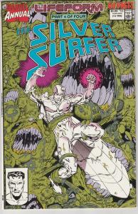 4 The Silver Surfer Marvel Comic Books Annual # 1 2 3 7 Super Skrull Ikaris AH9