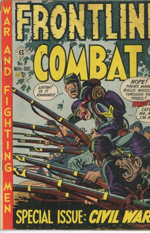 Frontline Combat 9  VG  EC Comics 1952