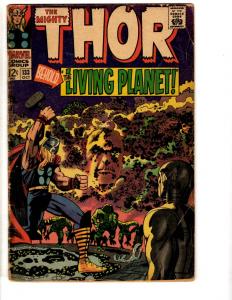 Mighty Thor # 133 VG Marvel Comic Book Avengers Hela Ego Kirby Odin Loki RH3