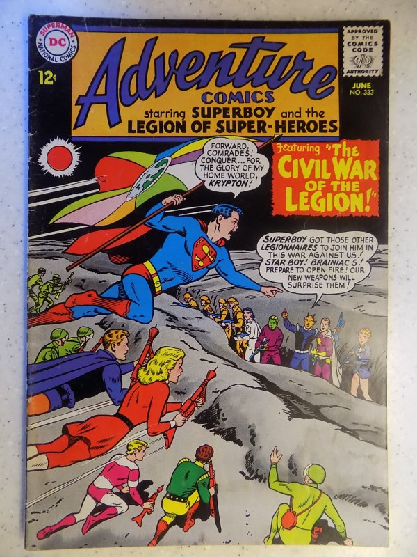 Adventure Comics # 333 DC Action Superboy Legion of Super-Heroes ...