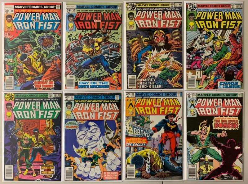 Power Man and Iron Fist lot #51-99 Marvel 47 diff average 6.0 FN (1978 to 1983)