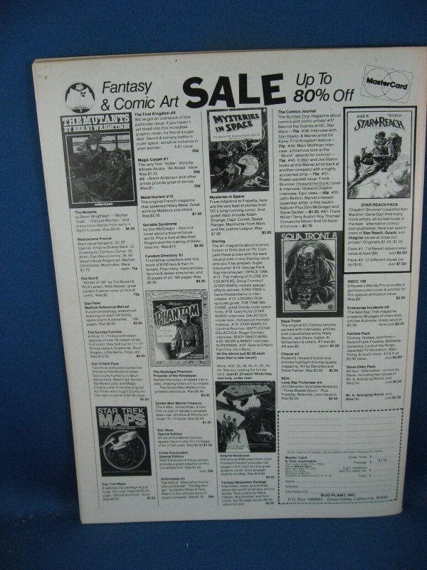 BIZARRE ADVENTURES 32 VF THOR 1982 