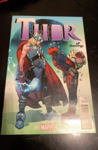 Thor #1 Hastings Exclusive Deadpool Variant - Pasqual Ferry (2014)