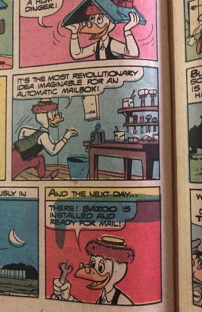 Uncle Scrooge #146 (1977)print error