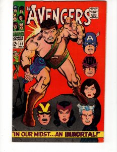 The Avengers #38 (1967) IN OUR MIDST...AN IMMORTAL!  / ID#46