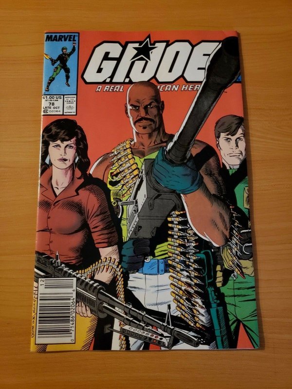 G.I. Joe A Real American Hero #78 Newsstand ~ NEAR MINT NM ~ (1988, Marvel)