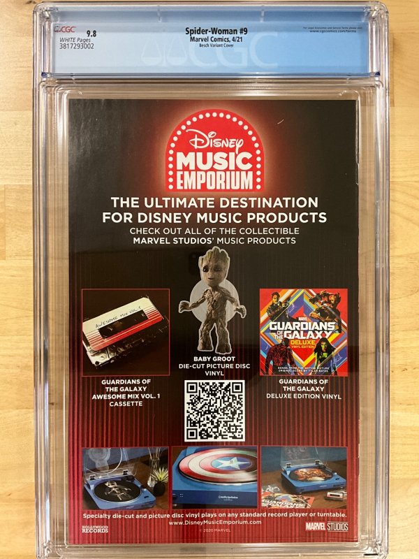 Spider-Woman #9 Variant Cover (2021) CGC 9.8