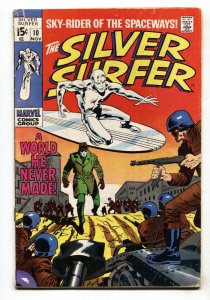 Silver Surfer #10--comic book--1969--Marvel--VG