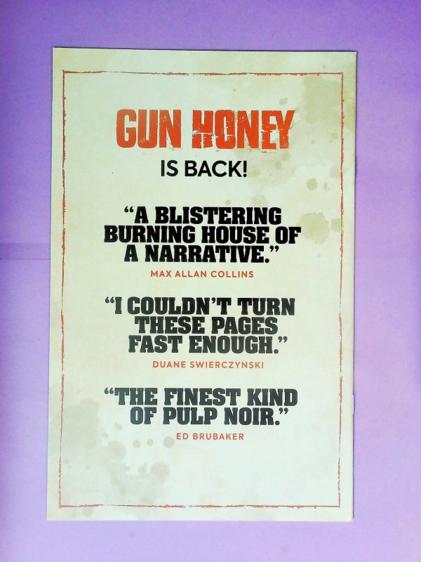 Gun Honey # 1   NM Condition