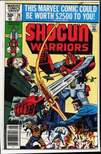 Shogun Warriors #20 (1980) The Shogun Warriors