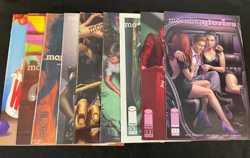 MORNING GLORIES #1, 3-17, 35, 39 VF to VFNM Condition