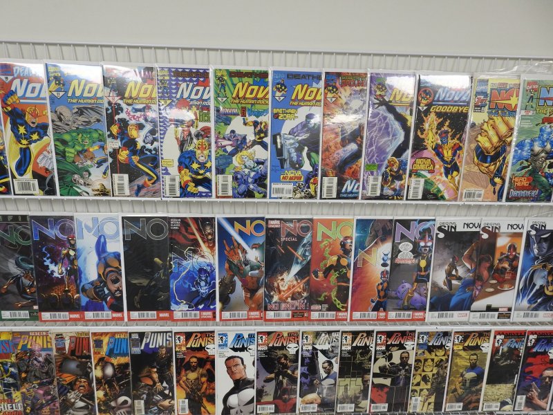 Huge Lot 150+ Comics W/ Nova, Punisher, Ghost Rider, +More! Avg FN/VF Condition!