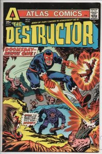 DESTRUCTOR #4 VF,  Steve Ditko, 1975 Atlas more indies in store