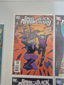 Green Arrow And Black Canary 2007 Series #1-5  Lot Set DC - Near Mint!