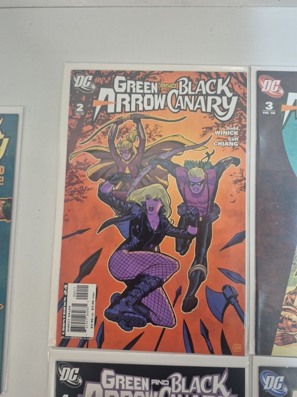 Green Arrow And Black Canary 2007 Series #1-5  Lot Set DC - Near Mint!