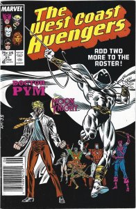 West Coast Avengers #21 Newsstand Edition (1987)