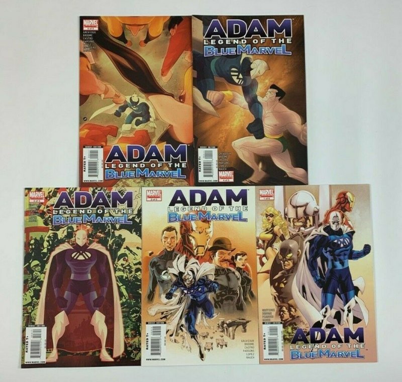 Adam Legend of the Blue Marvel #1-5 VF/NM complete series afrocentric hero 2 3 4