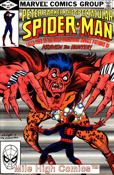 PETER PARKER (1976 Series)  (SPECTACULAR SPIDER-MAN) #65 Fine Comics Book