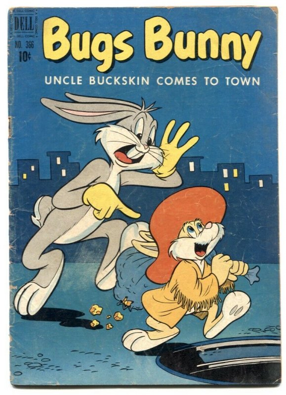 Bugs Bunny Uncle Bucksin Comes to Town-Four Color Comics #366 G+