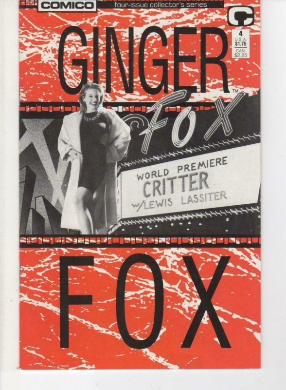 Ginger Fox 4 Nm Pander Bros Comico 19 More In Store Comic Books Modern Age Ginger Hipcomic