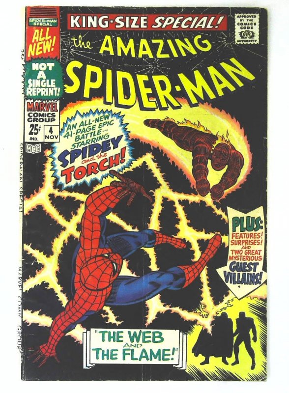 Amazing Spider-Man (1963 series) Special #4, Good+ (Actual scan)