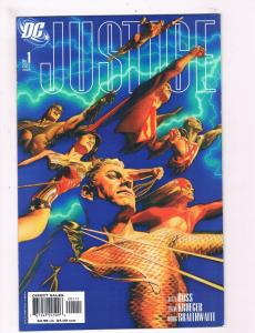 Justice # 1 VF/NM 1st Print DC Comic Book Batman Superman Joker Flash Atom S44